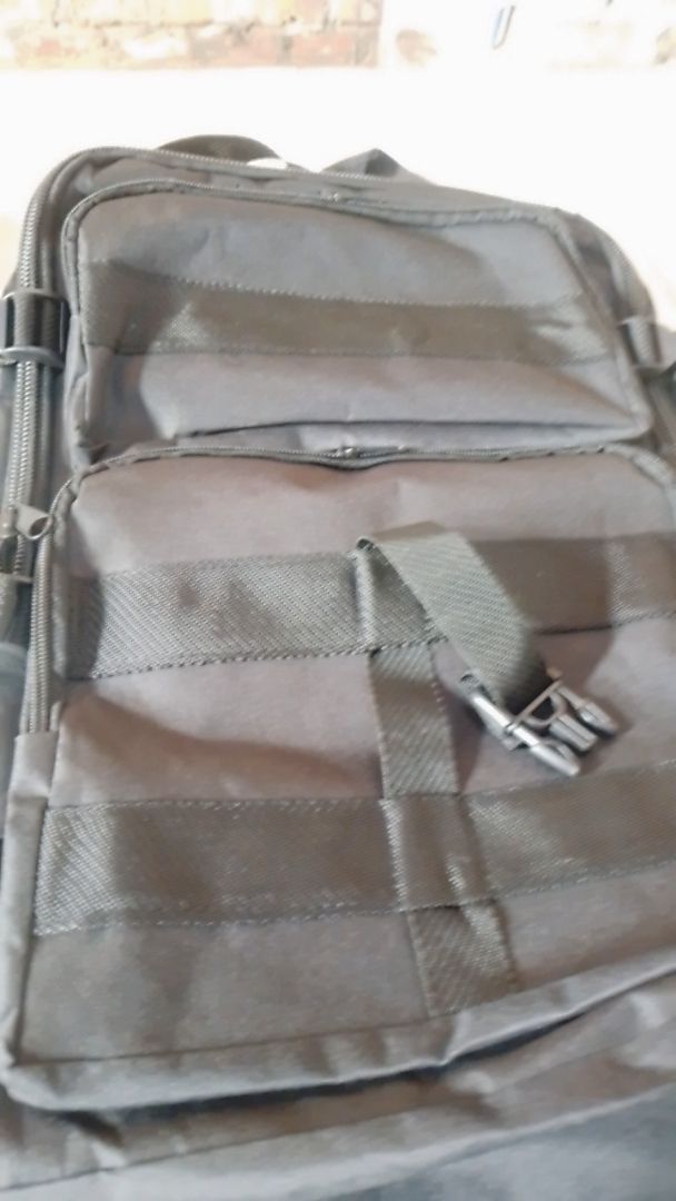 tas ransel laptop tas kuliah tas buat traveling model taktikal muat banyak COD - Foto ulasan pembeli