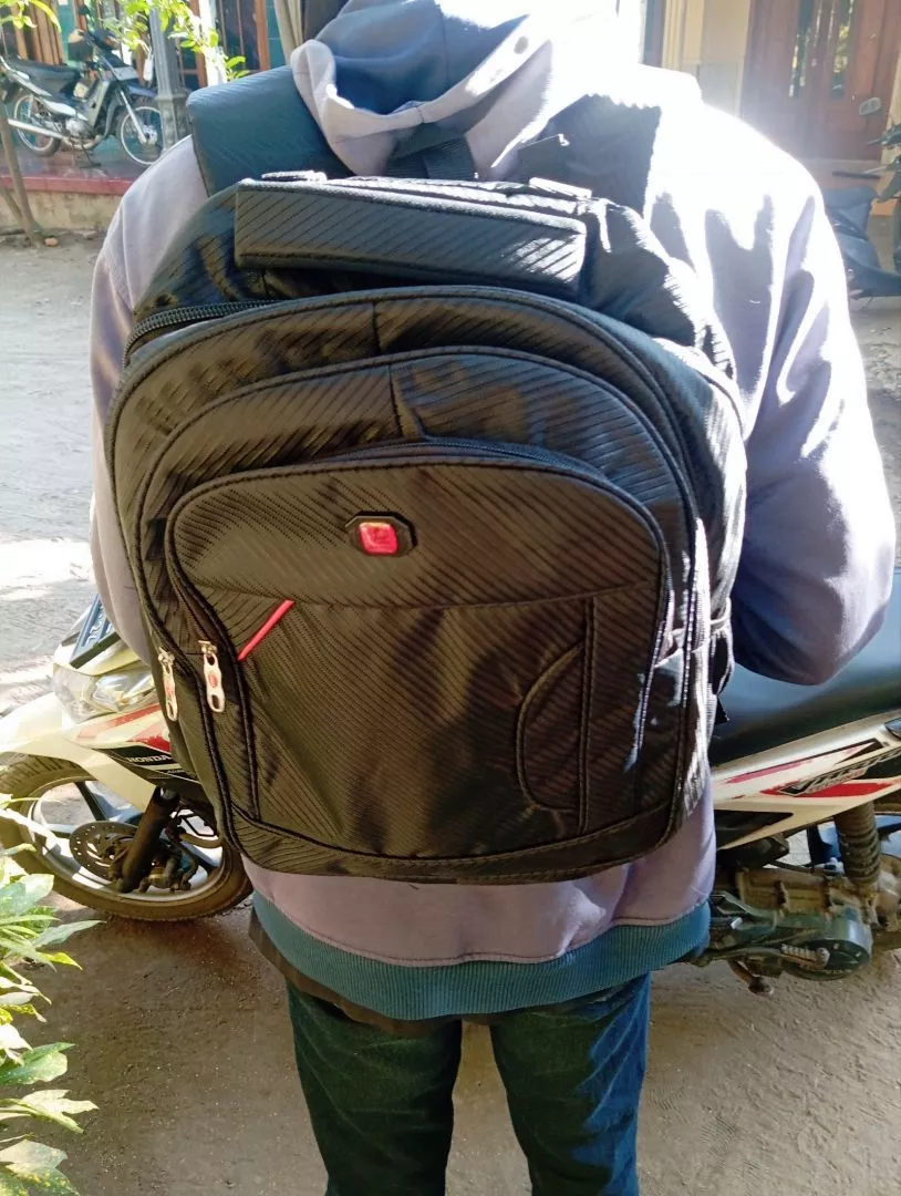 Tas Ransel POLO GLOBAL Tas Laptop Pria Anti Air – Ransel Kerja Kuliah Premium - Foto ulasan pembeli