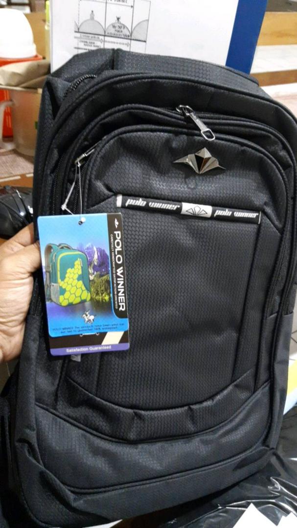 Tas Ransel POLO GLOBAL Tas Laptop Pria Anti Air – Ransel Kerja Kuliah Premium - Foto ulasan pembeli