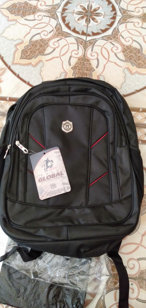 Tas Ransel POLO GLOBAL Tas Laptop Pria Anti Air – Ransel Kerja Kuliah Premium - Foto ulasan pembeli