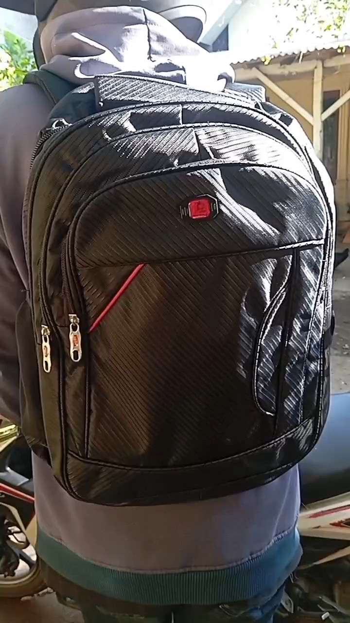 Tas Ransel POLO GLOBAL Tas Laptop Pria Anti Air – Ransel Kerja Kuliah Premium - Foto ulasan pembeli