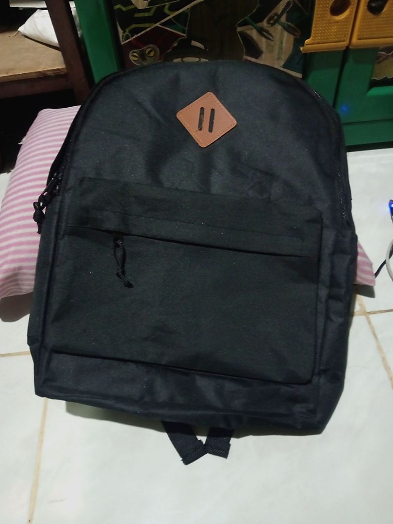 TAS RANSEL PRIA DISTRO POLOS Tas Punggung Cowok Cewek Remaja Backpack Simple Casual Basic / Tas Sekolah Anak Laki-laki Perempuan - Foto ulasan pembeli