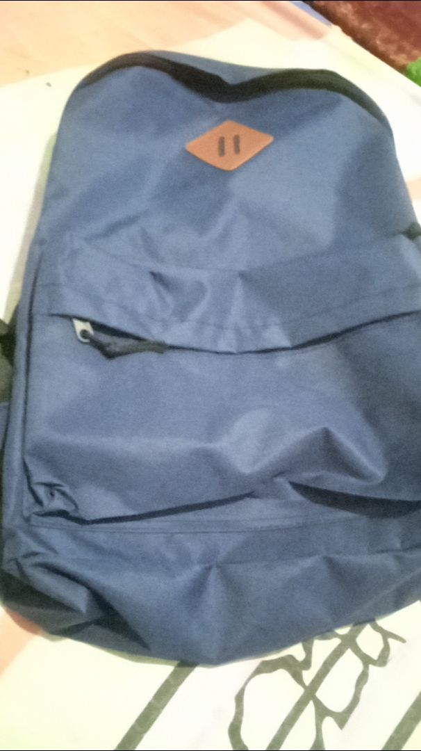 TAS RANSEL PRIA DISTRO POLOS Tas Punggung Cowok Cewek Remaja Backpack Simple Casual Basic / Tas Sekolah Anak Laki-laki Perempuan - Foto ulasan pembeli