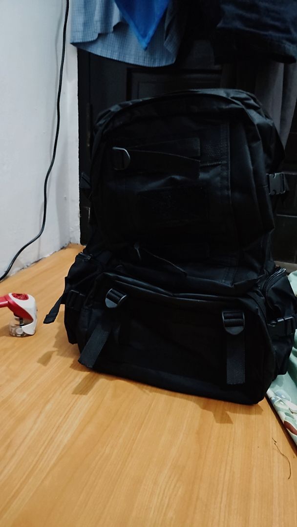 Tas Ransel Pria Tentara Lebanon Army Tactical Outdoor Besar TNI Polri Ransel Gunung - Foto ulasan pembeli