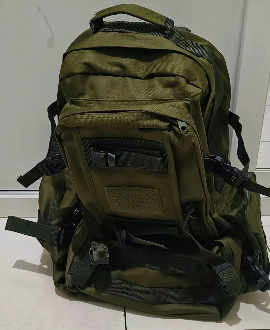 Tas Ransel Pria Tentara Lebanon Army Tactical Outdoor Besar TNI Polri Ransel Gunung - Foto ulasan pembeli
