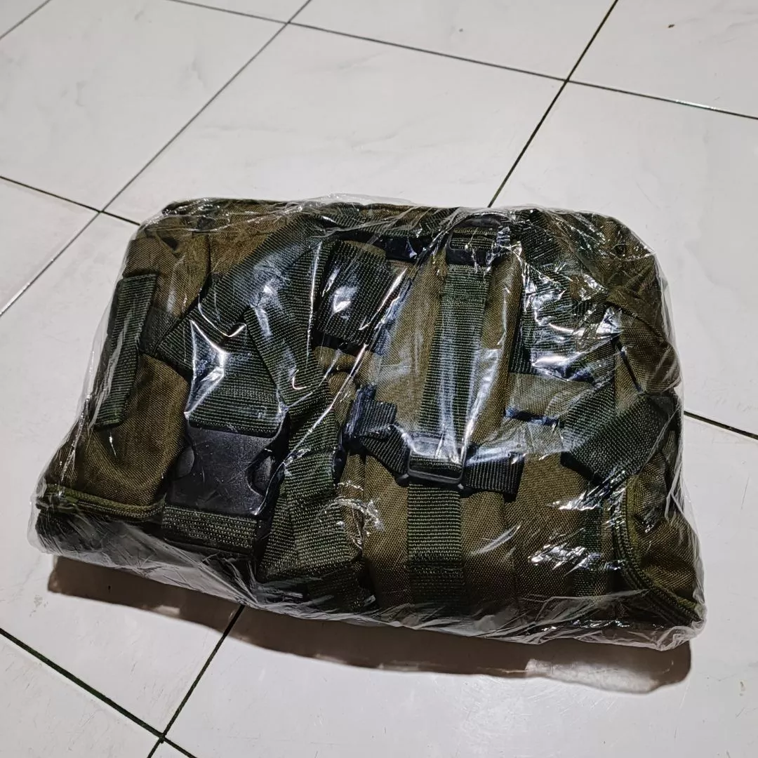 Tas Ransel Pria Tentara Lebanon Army Tactical Outdoor Besar TNI Polri Ransel Gunung - Foto ulasan pembeli