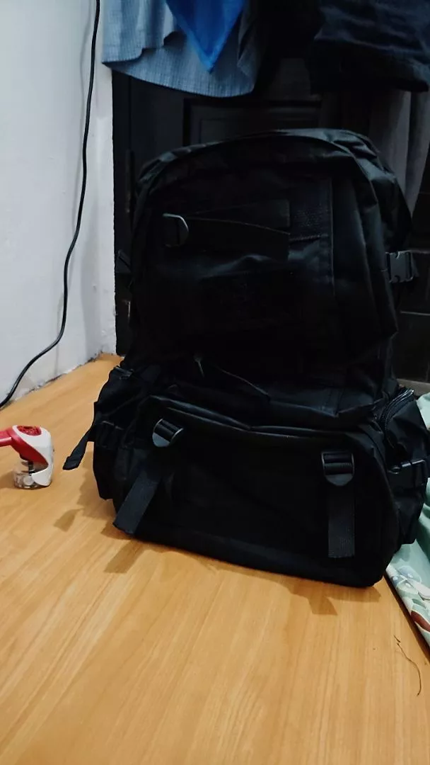 Tas Ransel Pria Tentara Lebanon Army Tactical Outdoor Besar TNI Polri Ransel Gunung - Foto ulasan pembeli