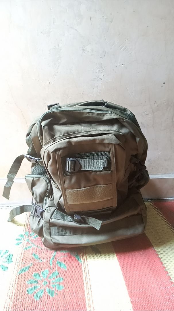 Tas Ransel Pria Tentara Lebanon Army Tactical Outdoor Besar TNI Polri Ransel Gunung - Foto ulasan pembeli