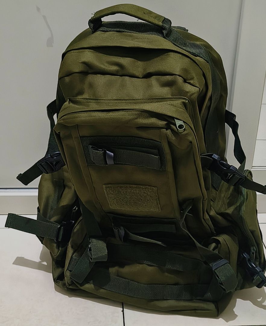 Tas Ransel Pria Tentara Lebanon Army Tactical Outdoor Besar TNI Polri Ransel Gunung - Foto ulasan pembeli