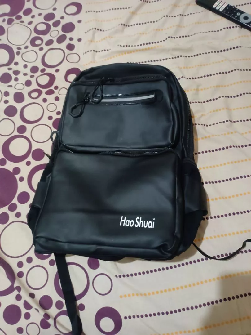 Tas Ransel Pria Wanita Waterproof Anti Air - Foto ulasan pembeli
