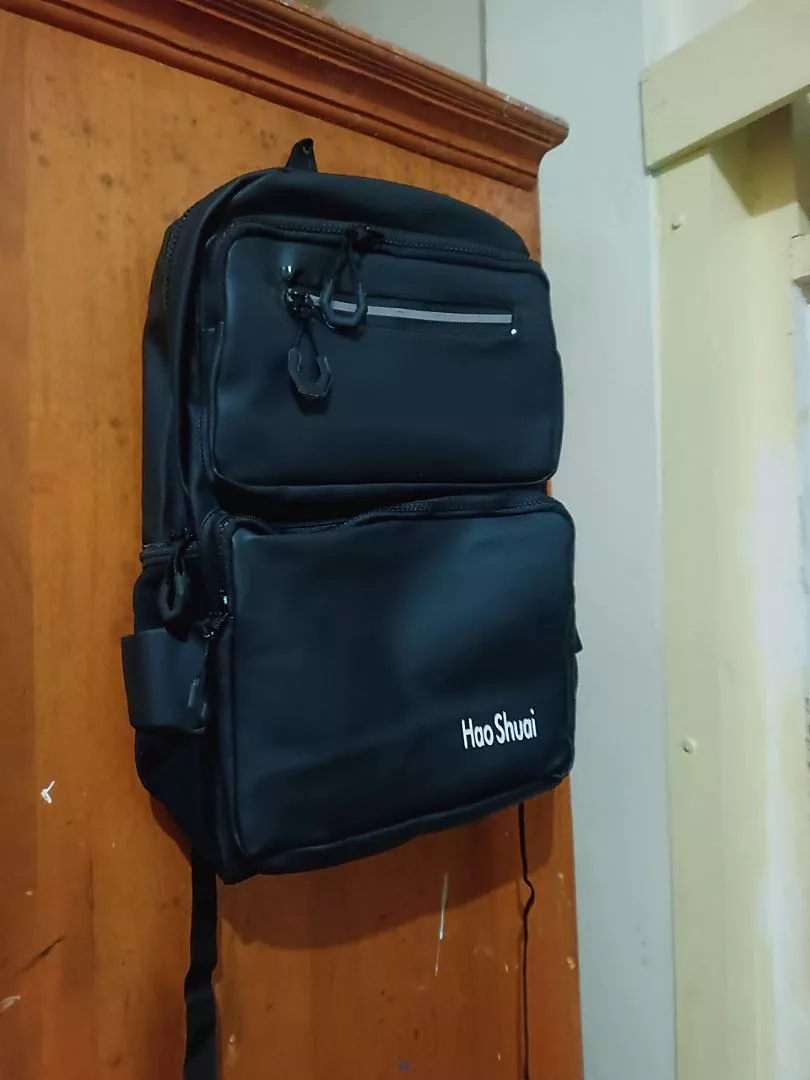 Tas Ransel Pria Wanita Waterproof Anti Air - Foto ulasan pembeli
