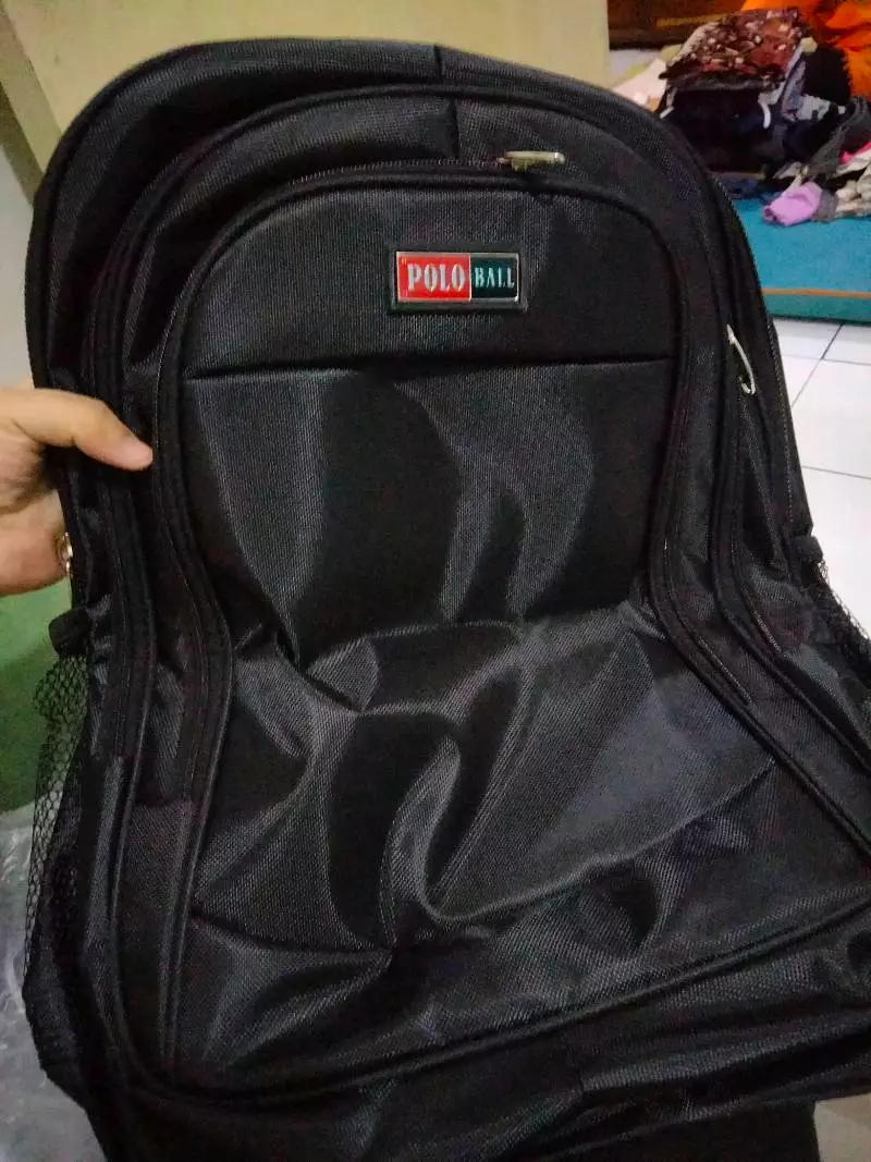Tas Ransel Pria Wanita Murah Ada Saku Laptop - Foto ulasan pembeli