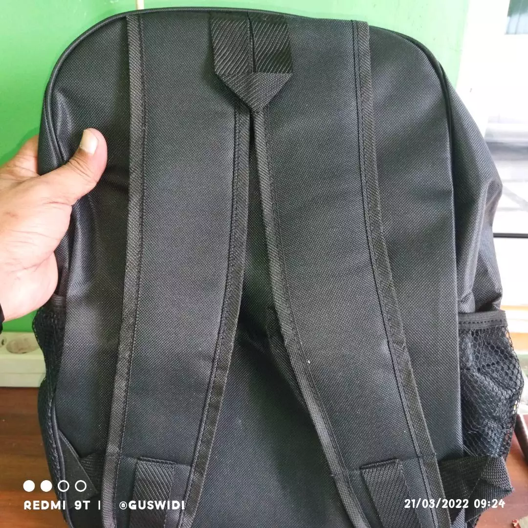 Tas Ransel Pria Wanita Murah Ada Saku Laptop - Foto ulasan pembeli