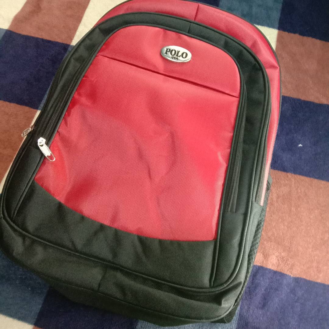 Tas Ransel Pria Wanita Murah Ada Saku Laptop - Foto ulasan pembeli