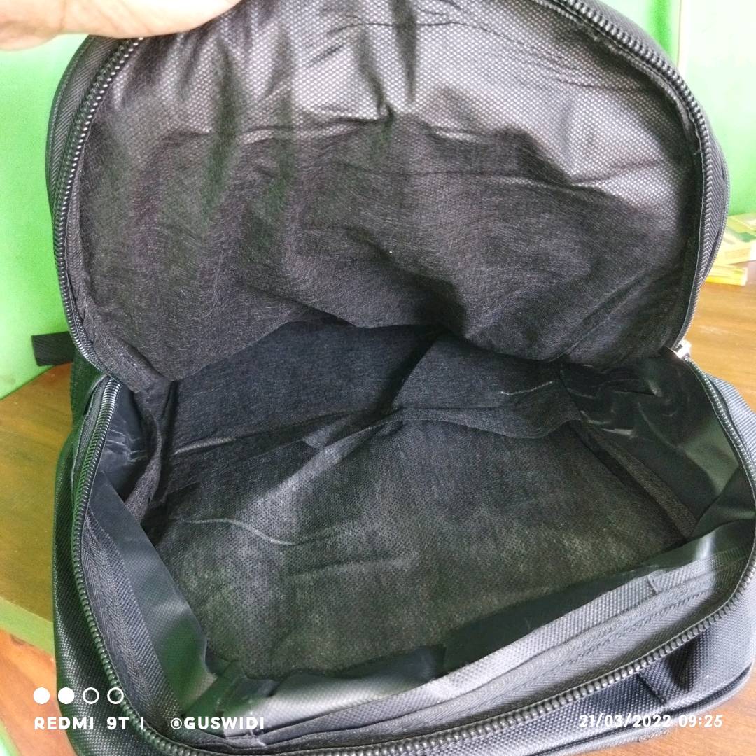 Tas Ransel Pria Wanita Murah Ada Saku Laptop - Foto ulasan pembeli
