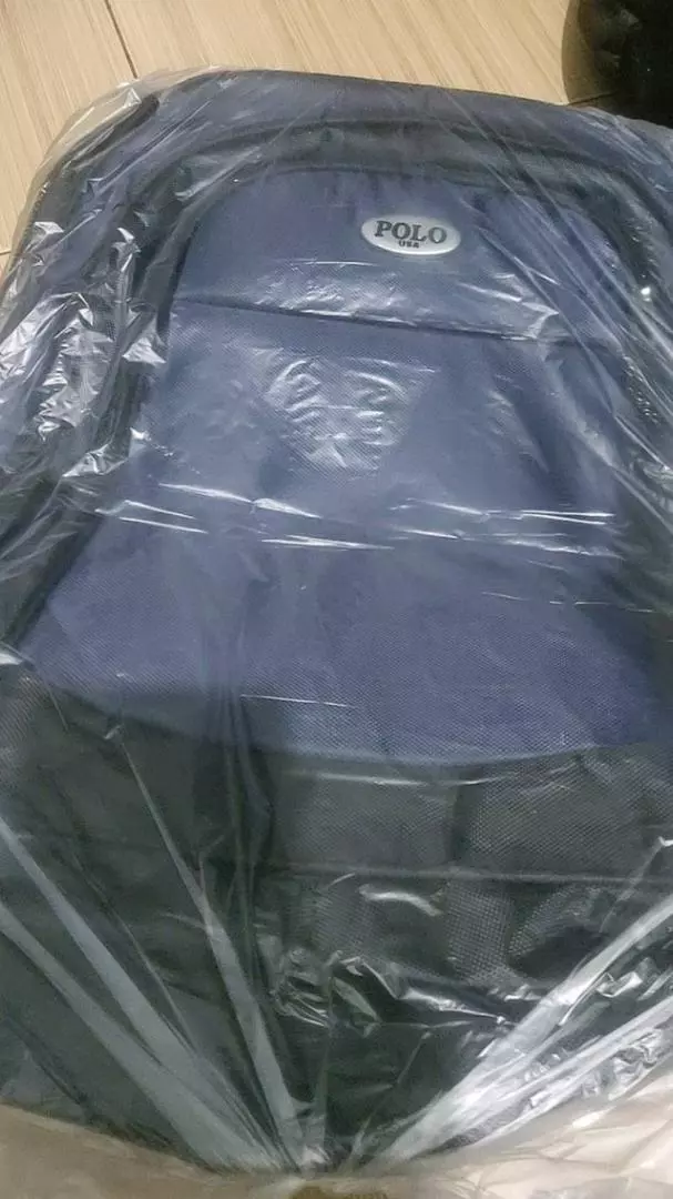 Tas Ransel Pria Wanita Murah Ada Saku Laptop - Foto ulasan pembeli