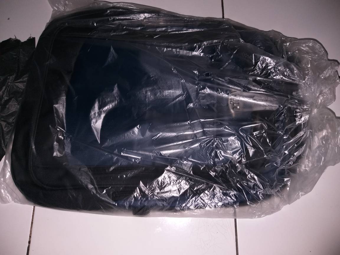 Tas Ransel Pria Wanita Murah Ada Saku Laptop - Foto ulasan pembeli