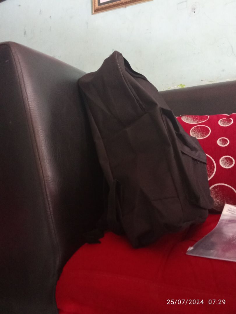 Tas Ransel Remaja Motif CLASIC Unisex Casual Backpack Bahan Kanvas Desain Simpel,Kuat,Tidak Mudah Luntur Dan Awet - Foto ulasan pembeli
