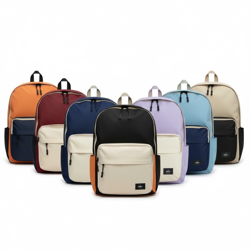 Tas Ransel Sd Smp Sma Sekolah Remaja Laki laki Perempuan Backpack Laptop - foto 1 dari 10