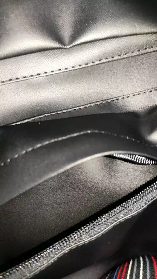Tas Ransel Sekolah Gendong Kulit Backpack Pria - Foto ulasan pembeli