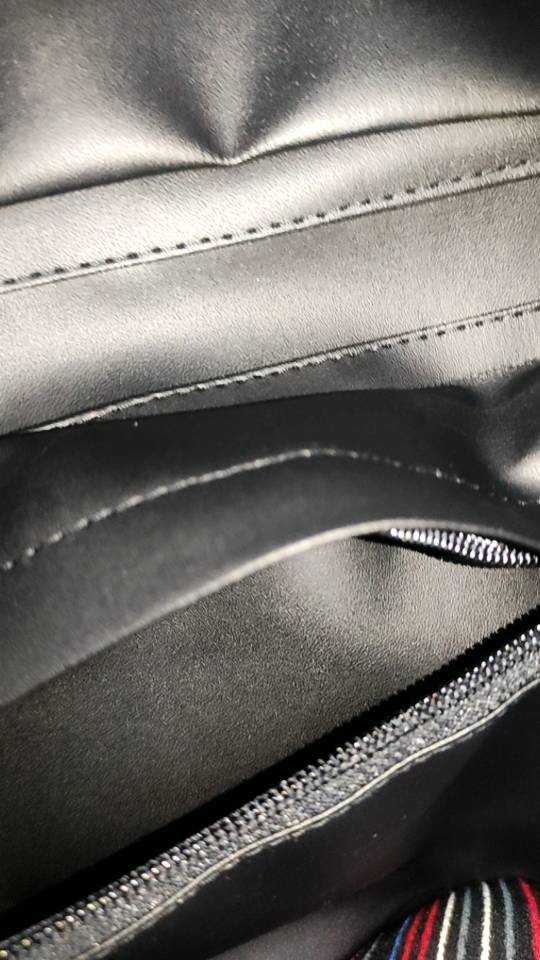 Tas Ransel Sekolah Gendong Kulit Backpack Pria - Foto ulasan pembeli