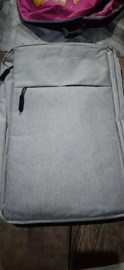 Tas Ransel Sekolah Kerja Kuliah / BackPack Kanvas Import Port USB Trendy Unisex Korean Style - WY14 - Foto ulasan pembeli