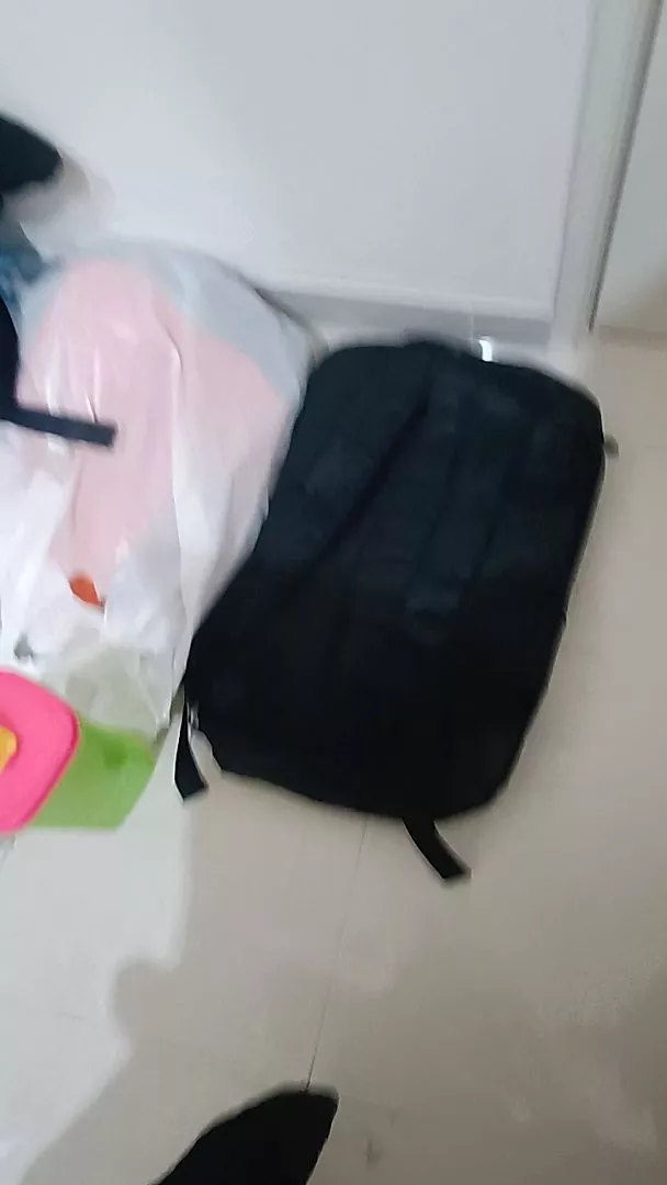 Tas Ransel Sekolah Kerja Kuliah / BackPack Kanvas Import Port USB Trendy Unisex Korean Style - WY14 - Foto ulasan pembeli
