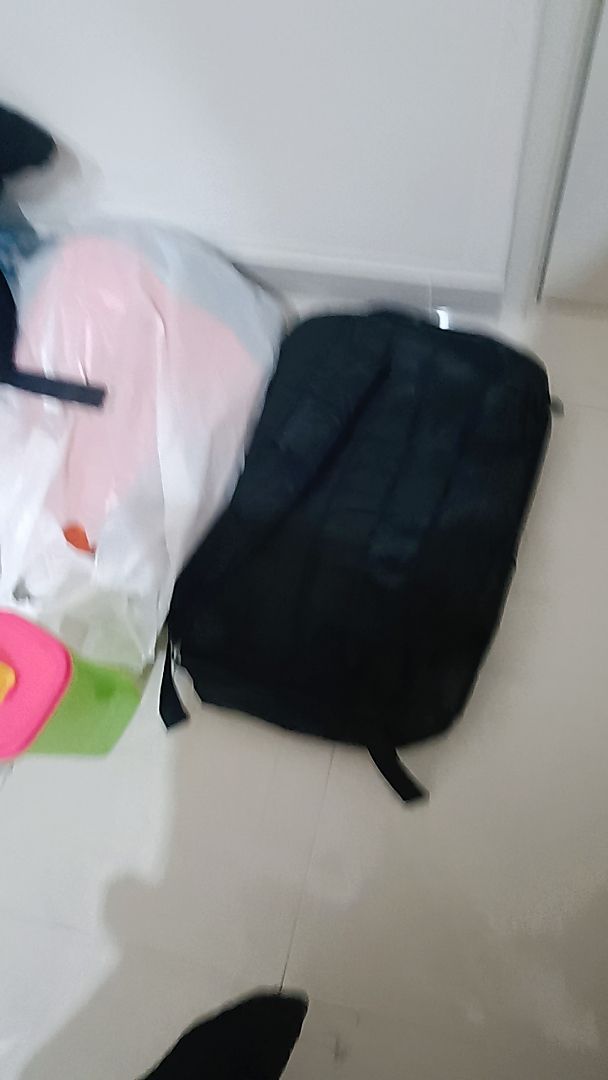 Tas Ransel Sekolah Kerja Kuliah / BackPack Kanvas Import Port USB Trendy Unisex Korean Style - WY14 - Foto ulasan pembeli