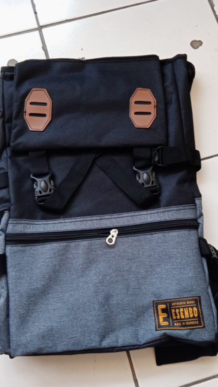 Tas Ransel Sekolah Pria Adventure Multifungsi/ Tas Pria backpack jumbo - foto 6 dari 10