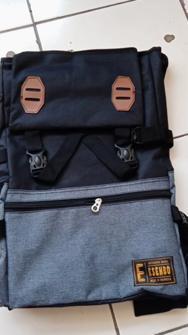 Tas Ransel Sekolah Pria Adventure Multifungsi/ Tas Pria backpack jumbo - Foto ulasan pembeli