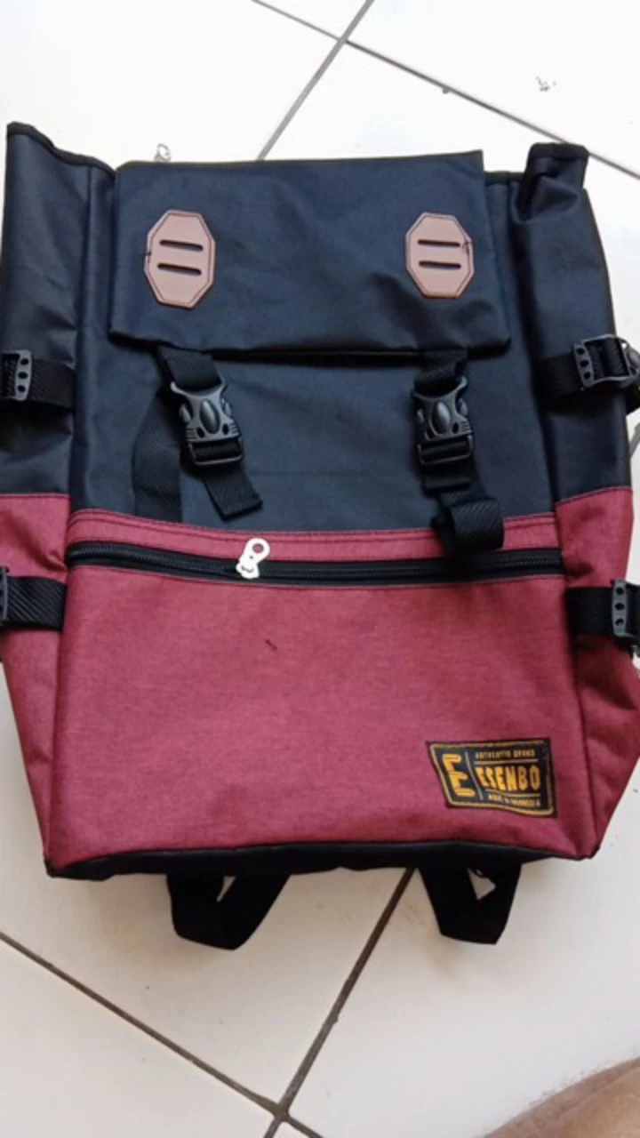 Tas Ransel Sekolah Pria Adventure Multifungsi/ Tas Pria backpack jumbo - Foto ulasan pembeli