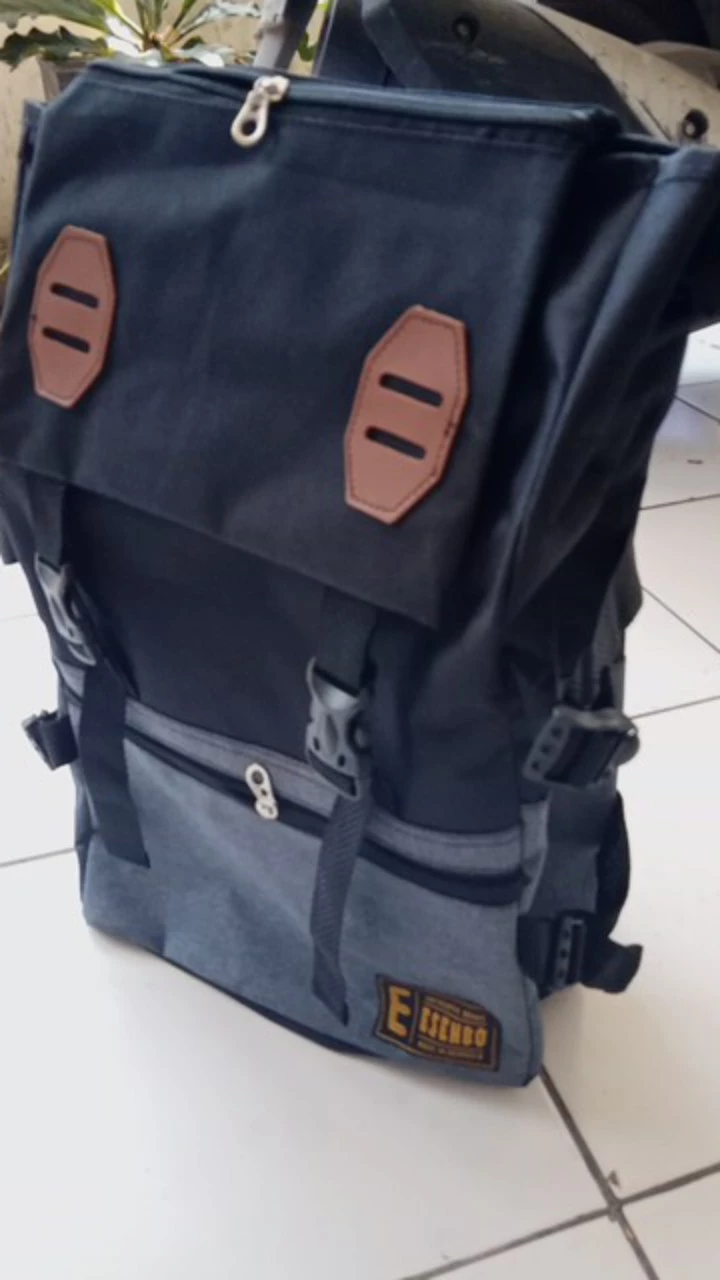 Tas Ransel Sekolah Pria Adventure Multifungsi/ Tas Pria backpack jumbo - Foto ulasan pembeli