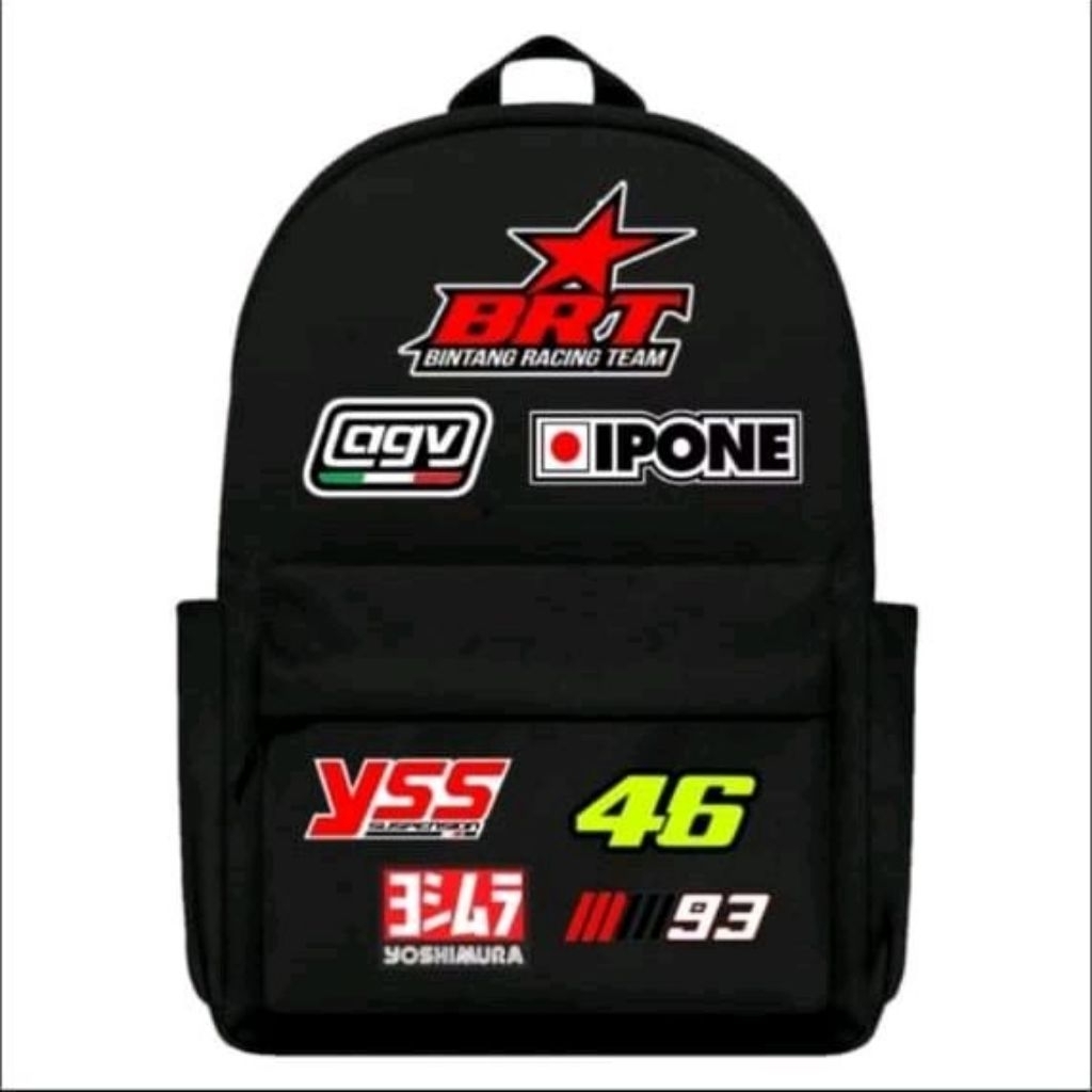 tas sekolah pria dengan motif aesthetik untuk SD /SMP bahan d300 kuat - foto 9 dari 10