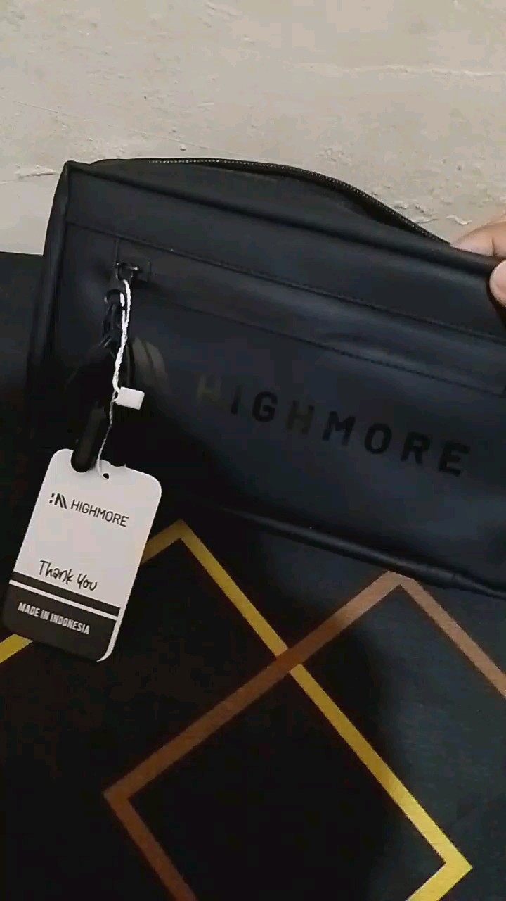 Tas Selempang Pria 3in1 Waterproof | Handbag Original Highmore STRUICK | Clutch Bag Tas Tangan Cowok - Foto ulasan pembeli
