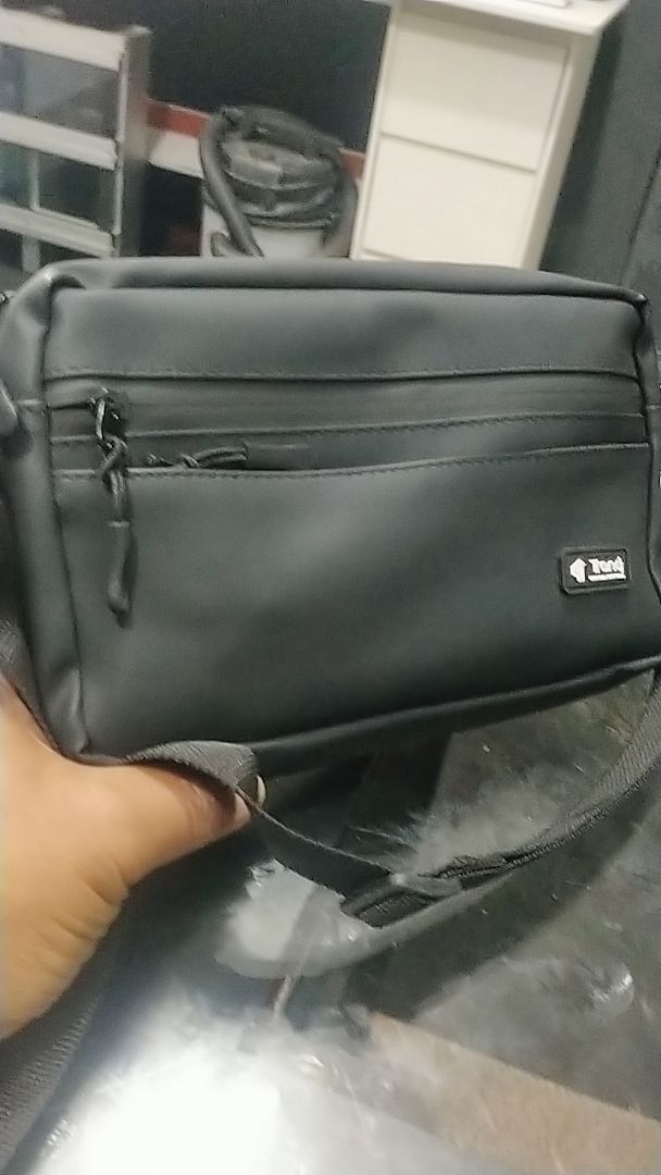 Tas Selempang Pria Anti Air Waterproof Sling Bag Pria 3in1 Tas Slempang Cowok Multifungsi Tas Bahu Pria Casual Kantor - Tranq - foto 6 dari 10