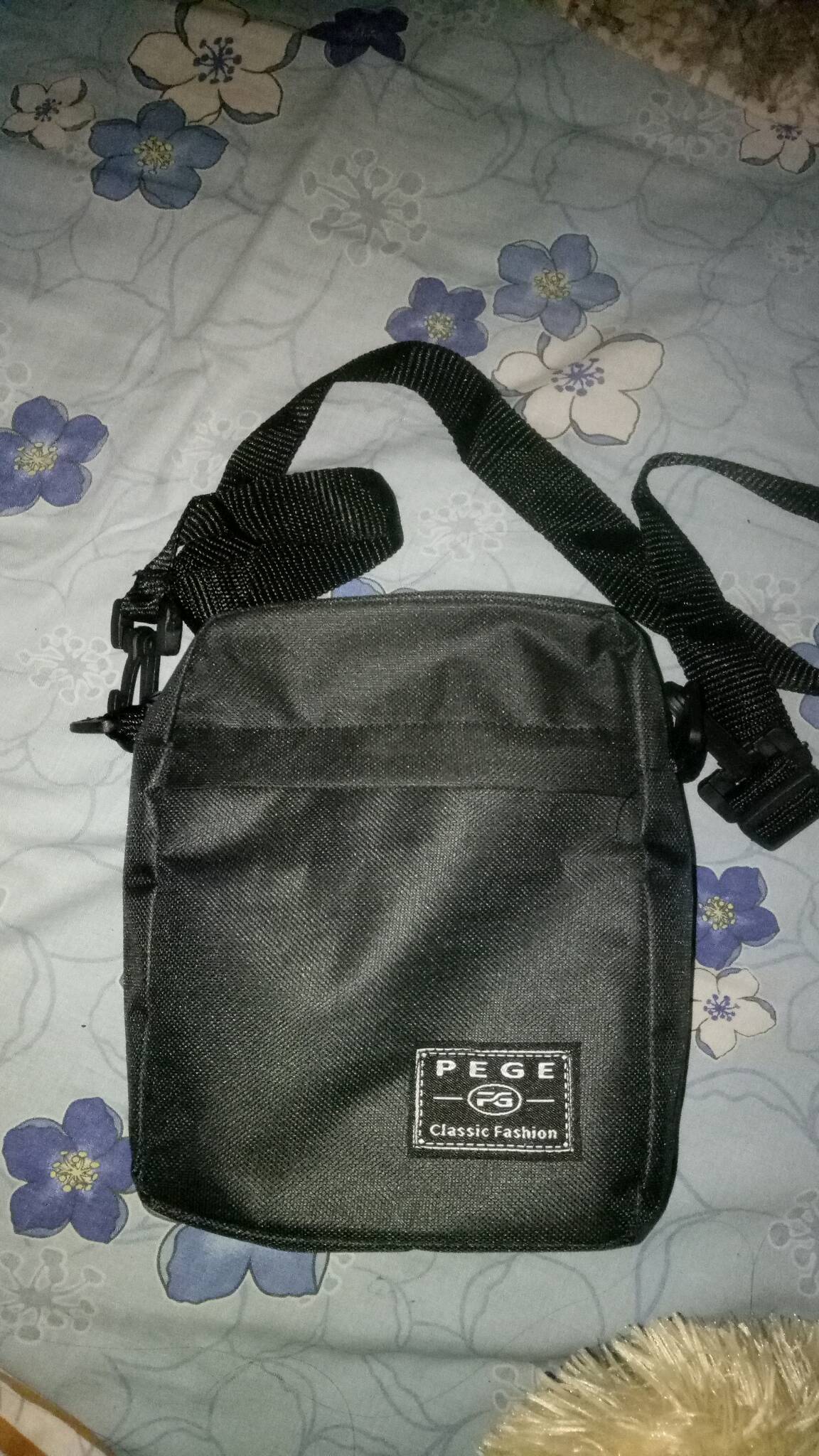 Tas Selempang Pria Hitam Keren Murah Cordura - foto 2 dari 10