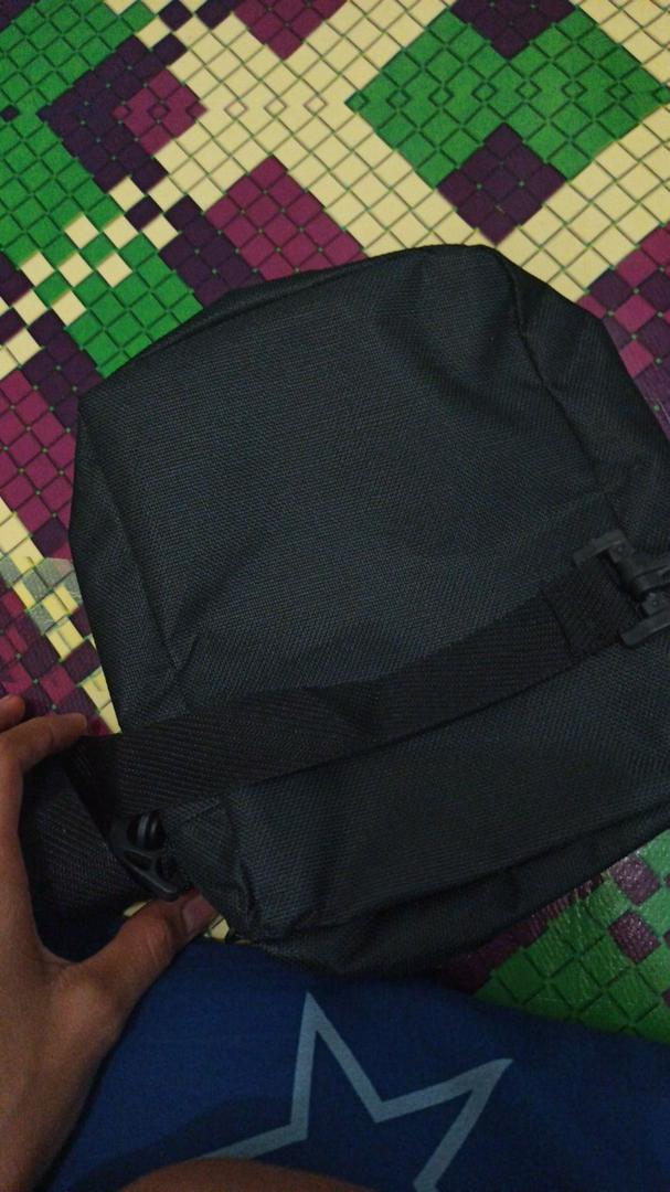 Tas Selempang Pria Hitam Keren Murah Cordura - Foto ulasan pembeli