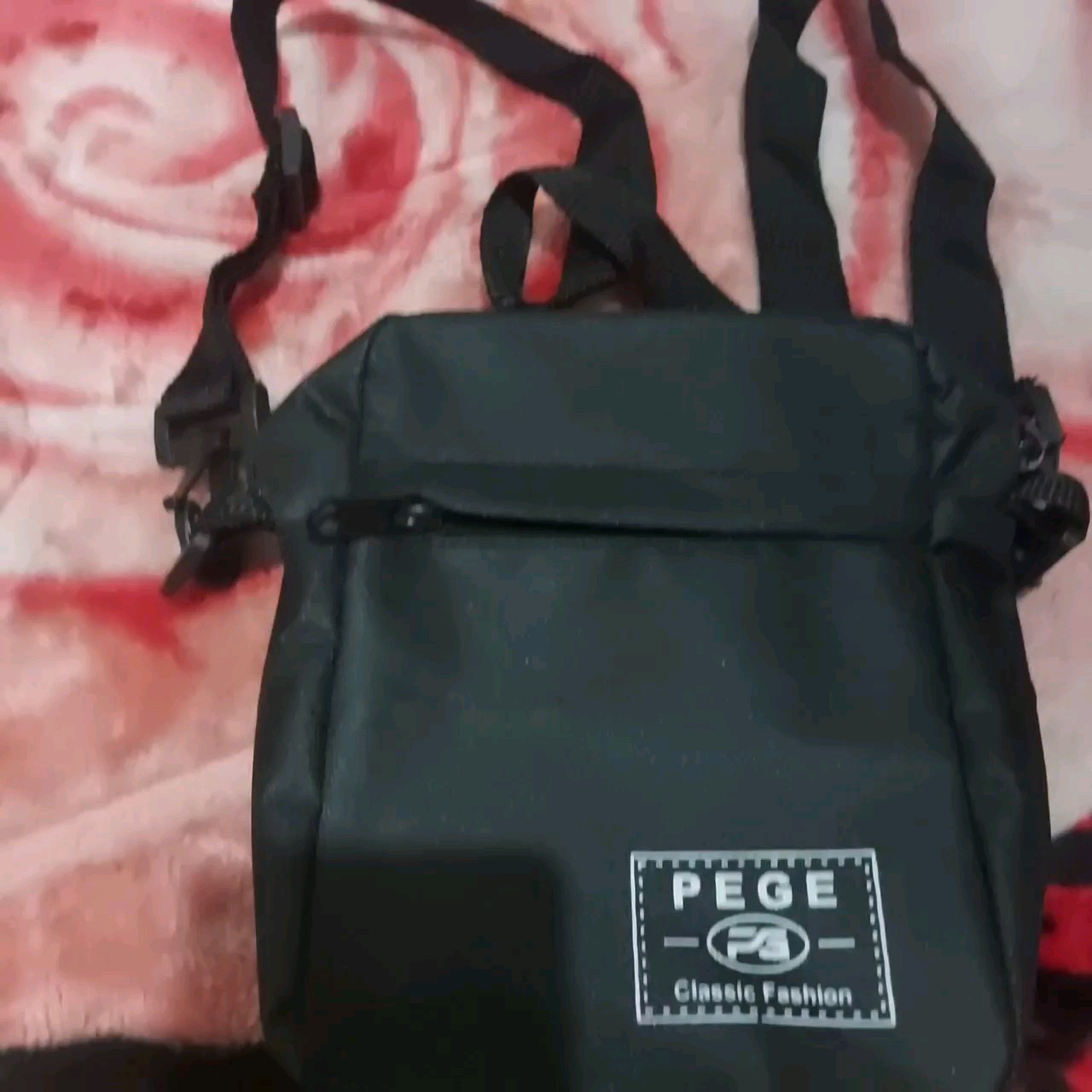 Tas Selempang Pria Hitam Keren Murah Cordura - Foto ulasan pembeli