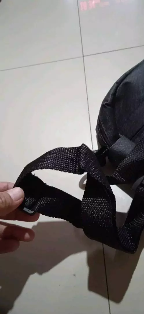 Tas Selempang Pria Hitam Keren Murah Cordura - Foto ulasan pembeli