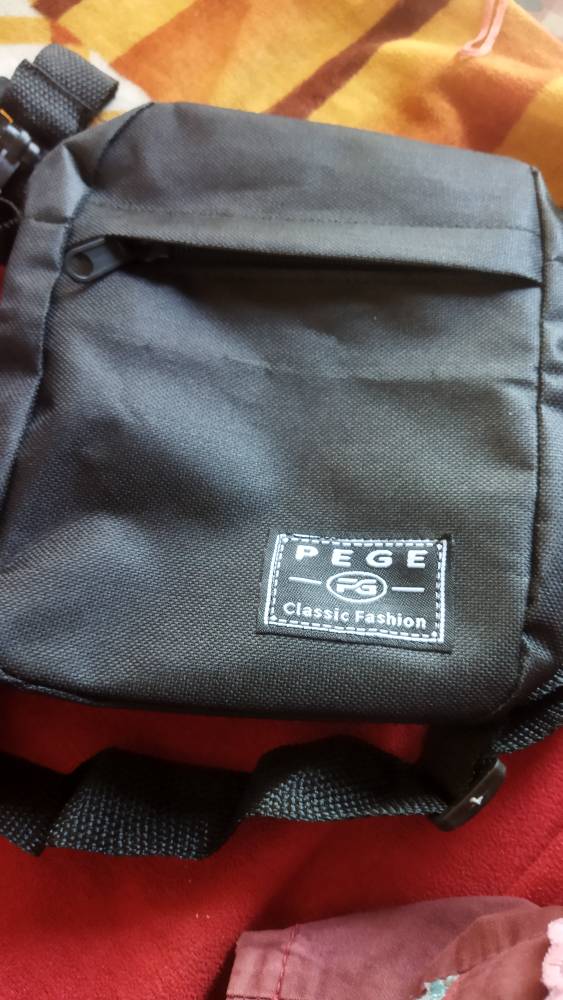 Tas Selempang Pria Polos Hitam Keren Murah - Foto ulasan pembeli