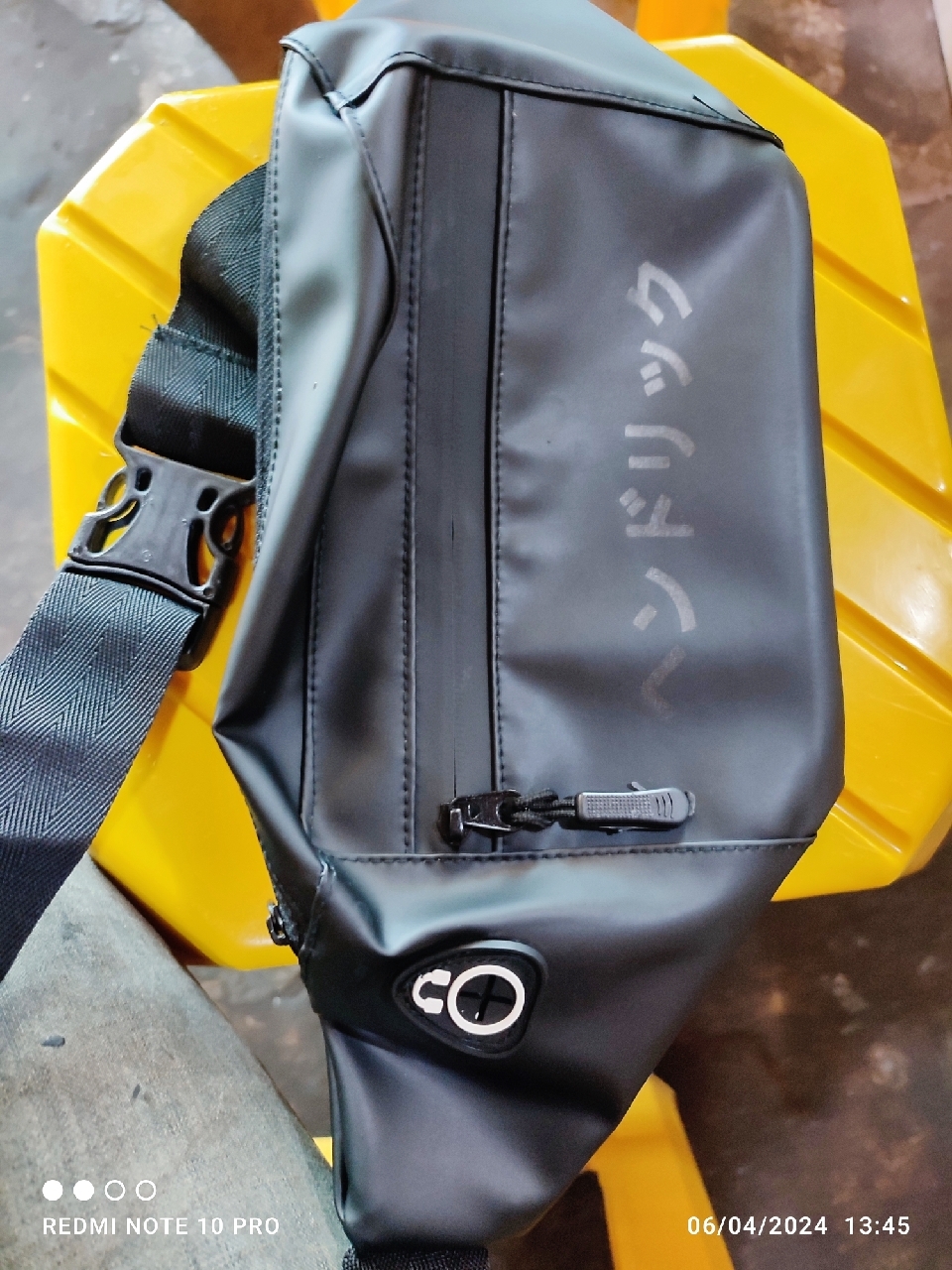 Tas Selempang Pria Sanji Waterproof Premium Hitam - foto 4 dari 10