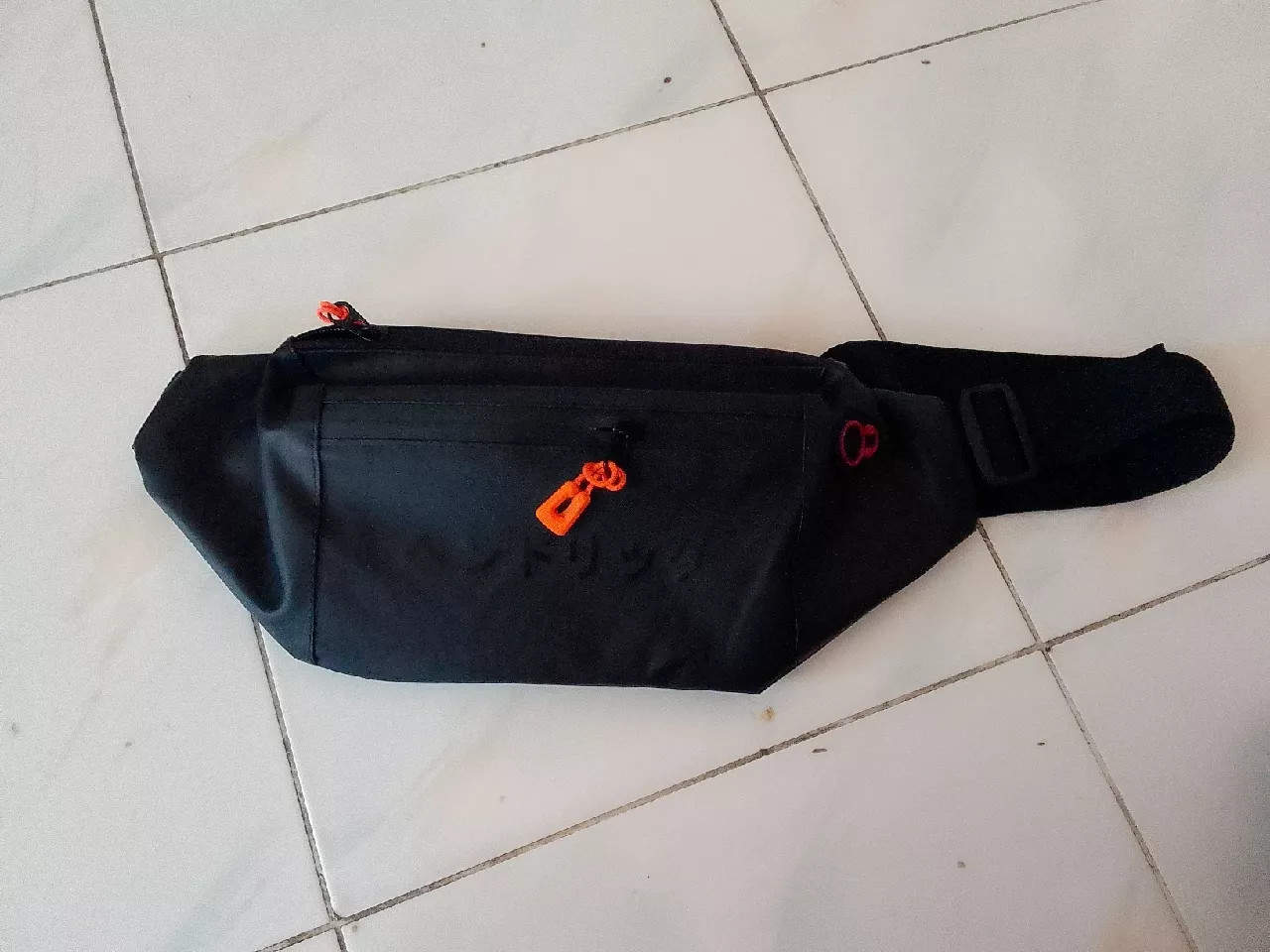 Tas Selempang Pria Sanji Waterproof Premium Hitam - Foto ulasan pembeli