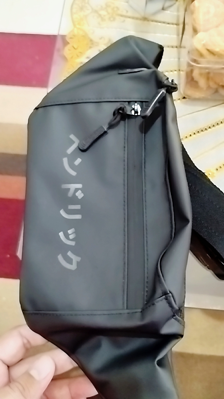 Tas Selempang Pria Sanji Waterproof Premium Hitam - Foto ulasan pembeli