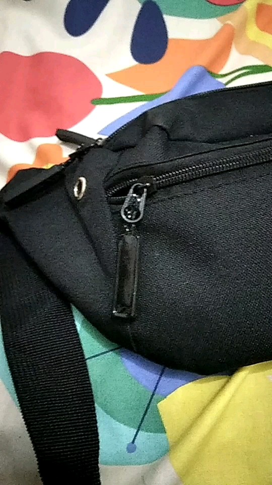 Tas Selempang Pria Waist Bag ANTARESTAR Tas Pinggang Crossbody Cordura Waistbag Keren Trendy - Foto ulasan pembeli