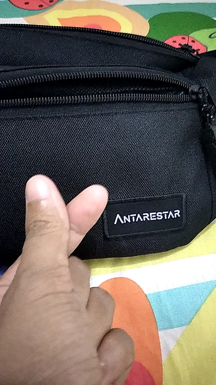 Tas Selempang Pria Waist Bag ANTARESTAR Tas Pinggang Crossbody Cordura Waistbag Keren Trendy - Foto ulasan pembeli