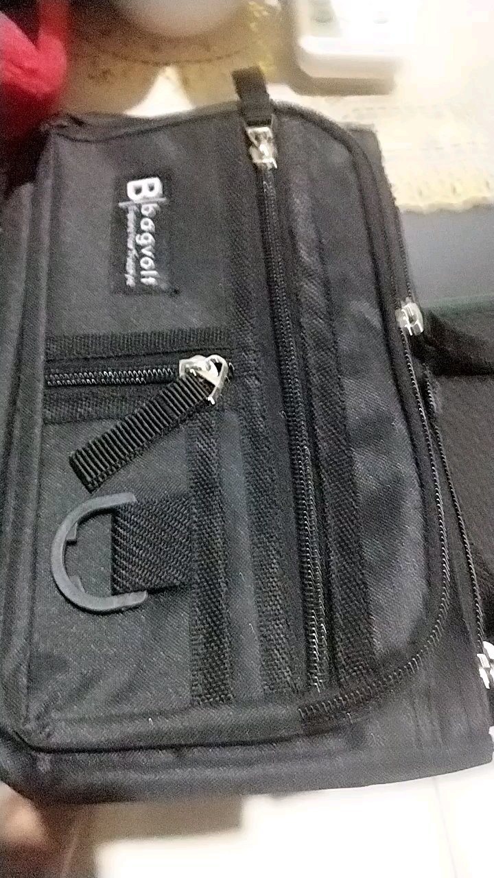 Tas Selempang Pria Youth Korea Hitam Army Nylon - Foto ulasan pembeli