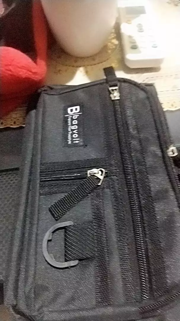 Tas Selempang Pria Youth Korea Hitam Army Nylon - Foto ulasan pembeli