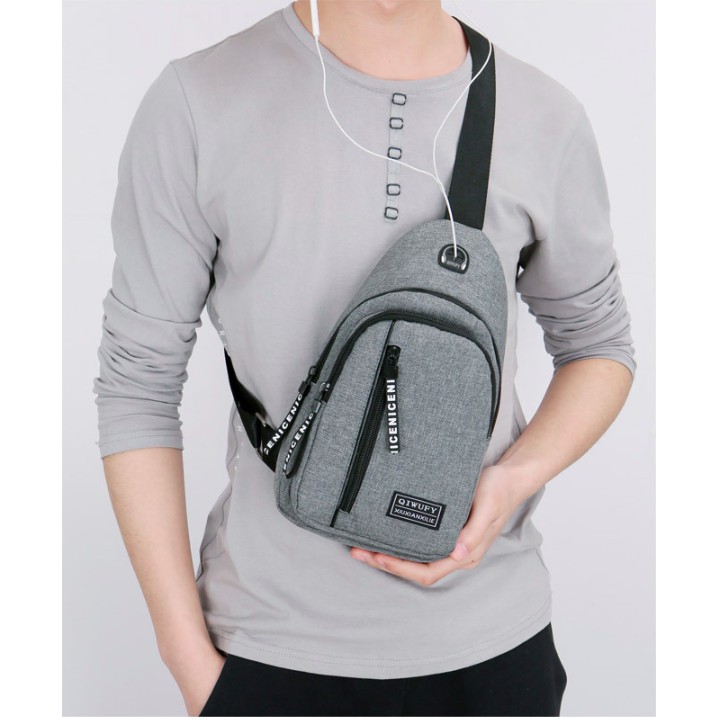 Tas Selempang Slempang Pria Sling Bag Tas - B299 - foto 1 dari 10