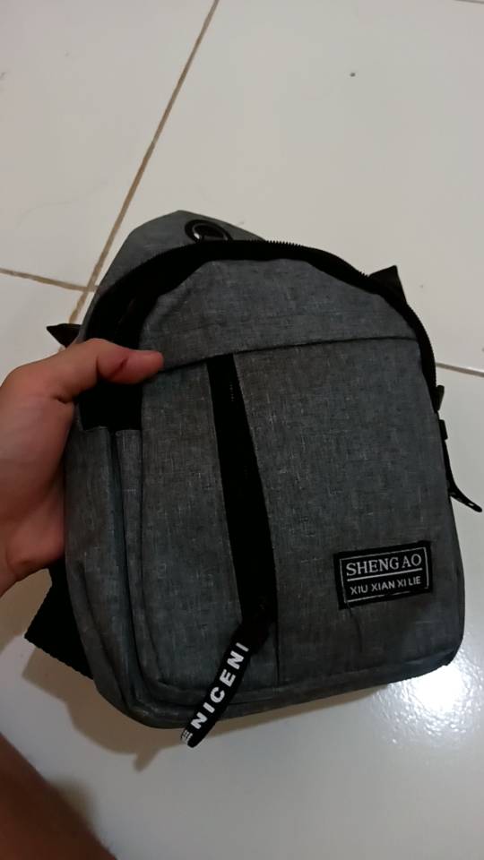 Tas Selempang Slempang Pria Sling Bag Tas - B299 - Foto ulasan pembeli