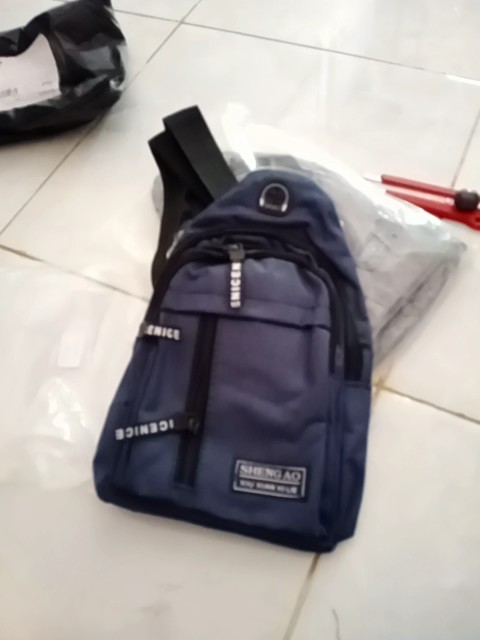 Tas Selempang Slempang Pria Sling Bag Tas - B299 - Foto ulasan pembeli